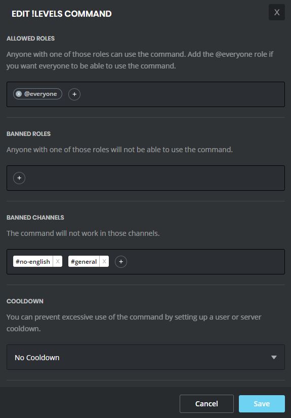 Mee6 Commands List Discord