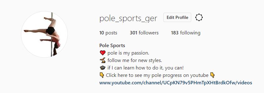 the result of running the script for 8h a day for 7 days https www instagram com pole sports ger - who does follow me on instagram
